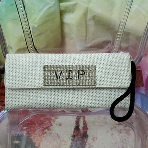 New VIP Crystal Leather Clutch with "Velvet Rope"